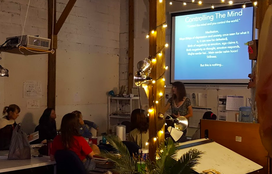 Justine's annual lecture on anxiety, and stress.