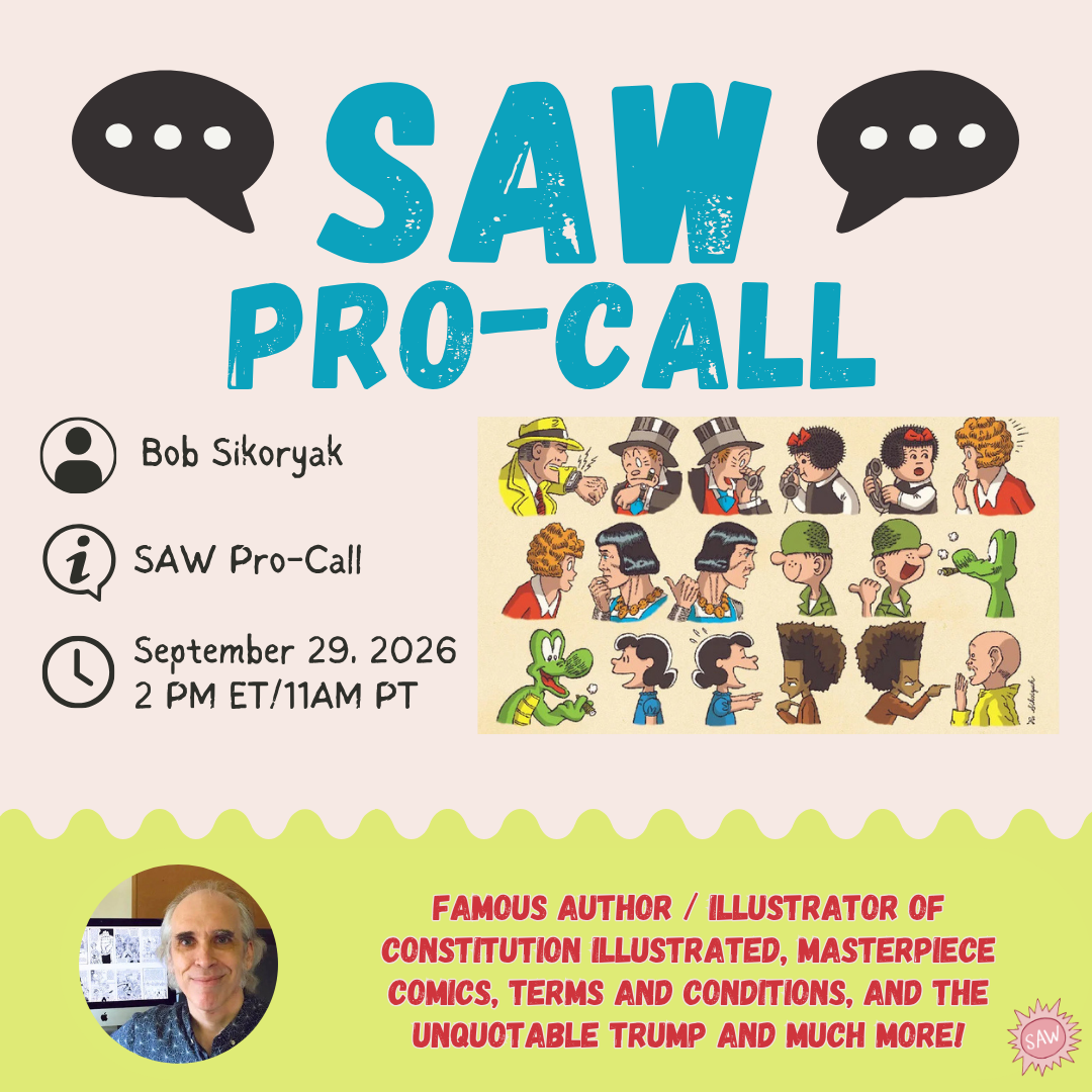 SAW Pro-Call with Bob Sikoryak September 29