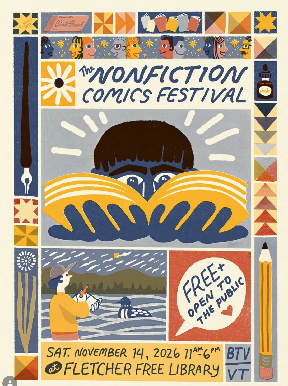 Non-Fiction Comics Festival - Burlington, Vermont