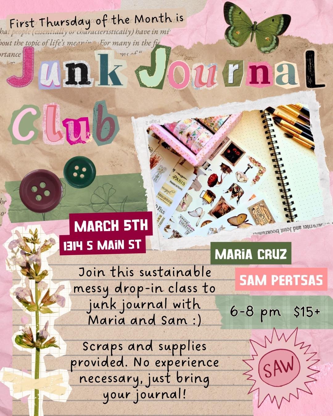 junk journal club march