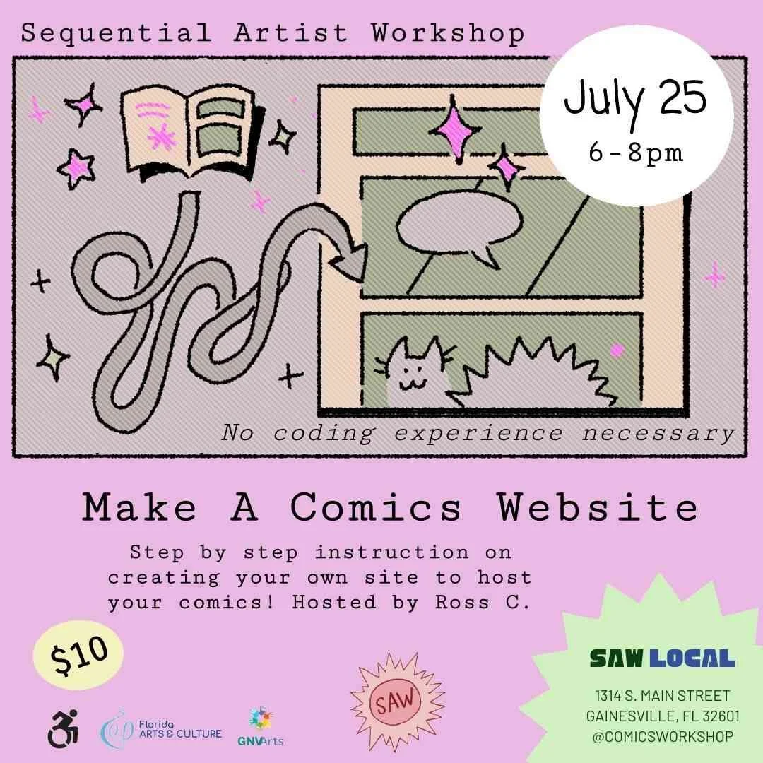 Make Your Own Comics Website July 25