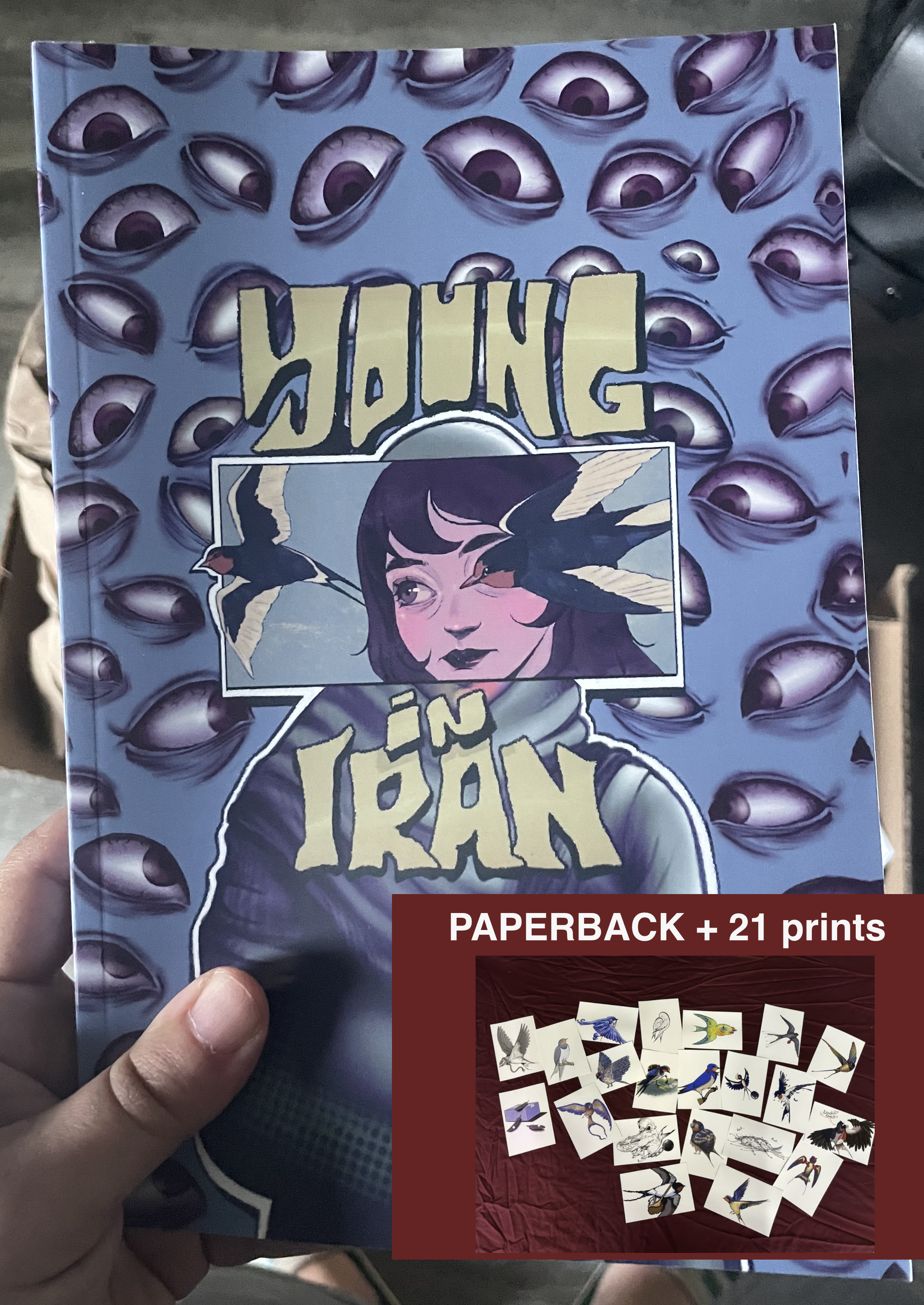 Young in Iran : Paperback with 21 Prints