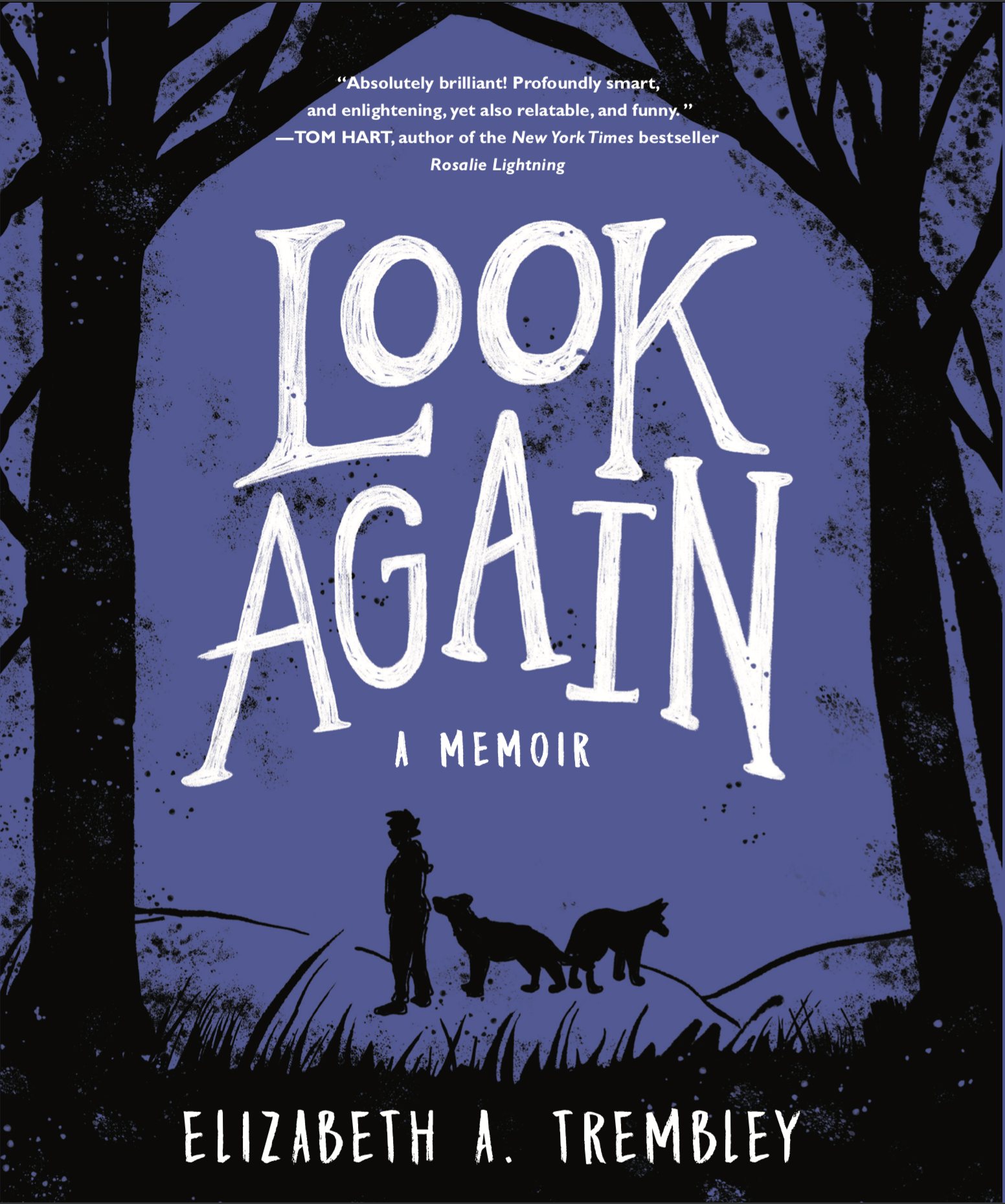 Front cover of Beth's published book Look Again