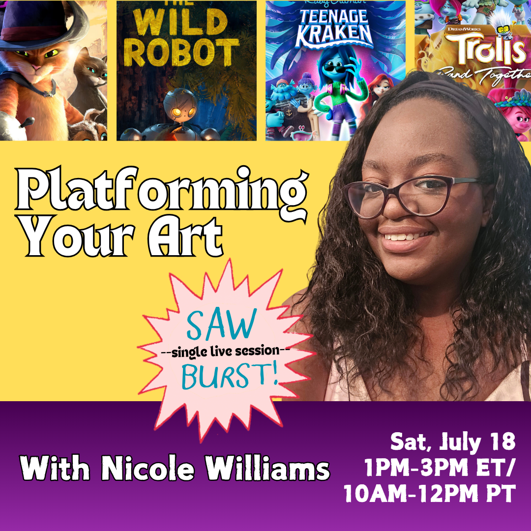 July SAWburst! Platforming Your Art with Nicole Williams