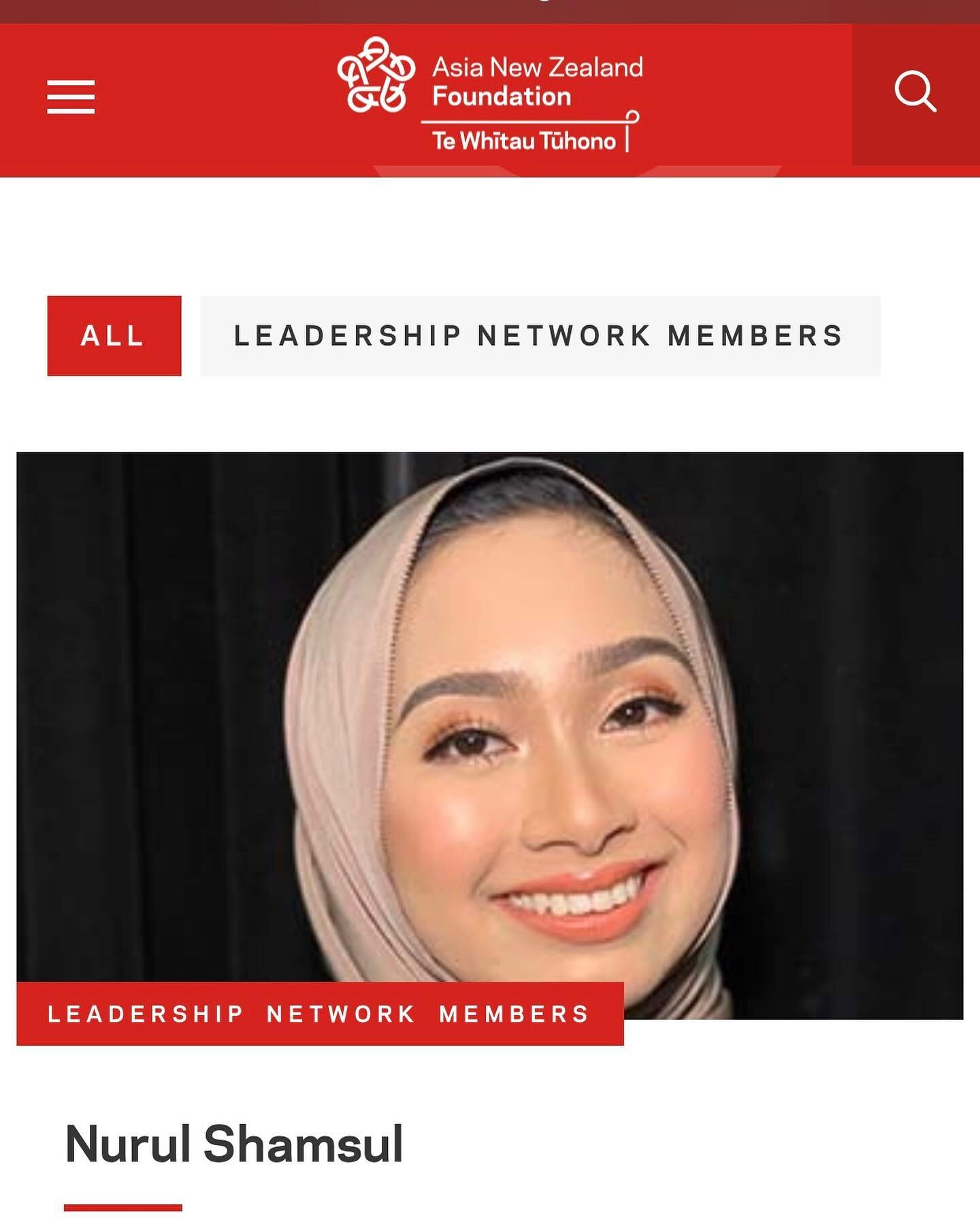 Alhamdulillah, I am truly honoured to have been selected for the Leadership Network with
@asianewzealandfoundation ❤️