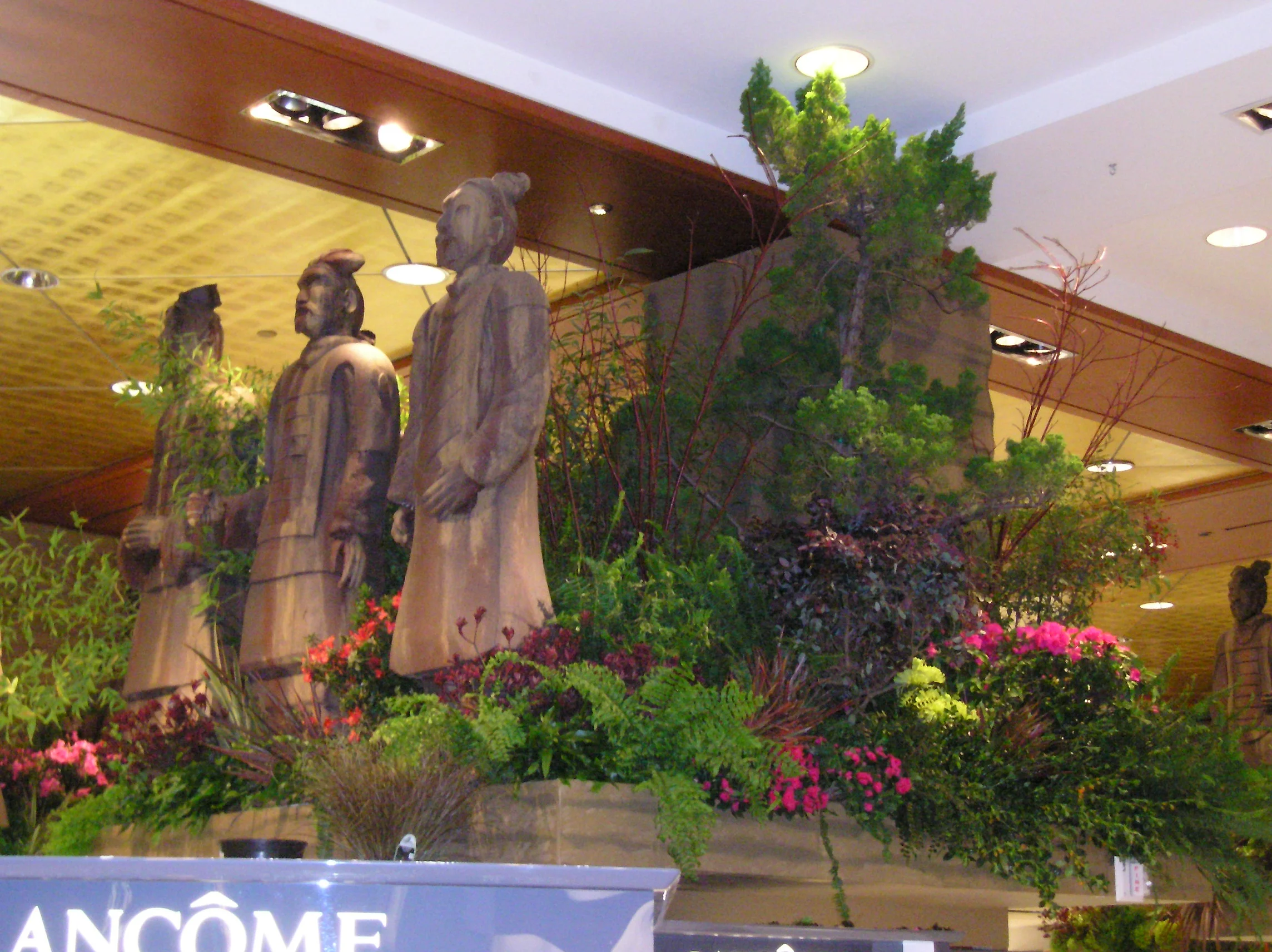 Partnered with FIDM to transform Macy's San Francisco make-up and jewelry departments for the annual flower show.