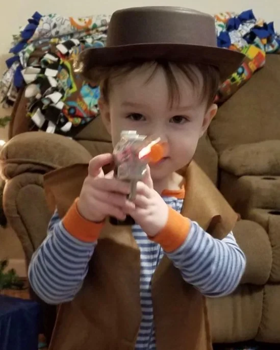 Cole's cuteness - this kid melts me!!  