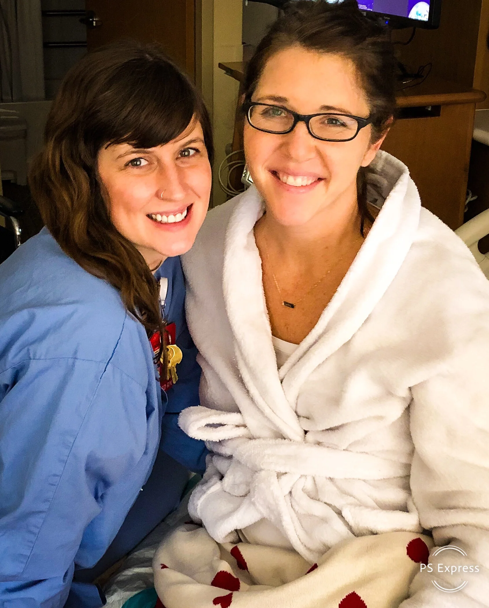 My new nurse/sister in the Lord friend, Kristen.