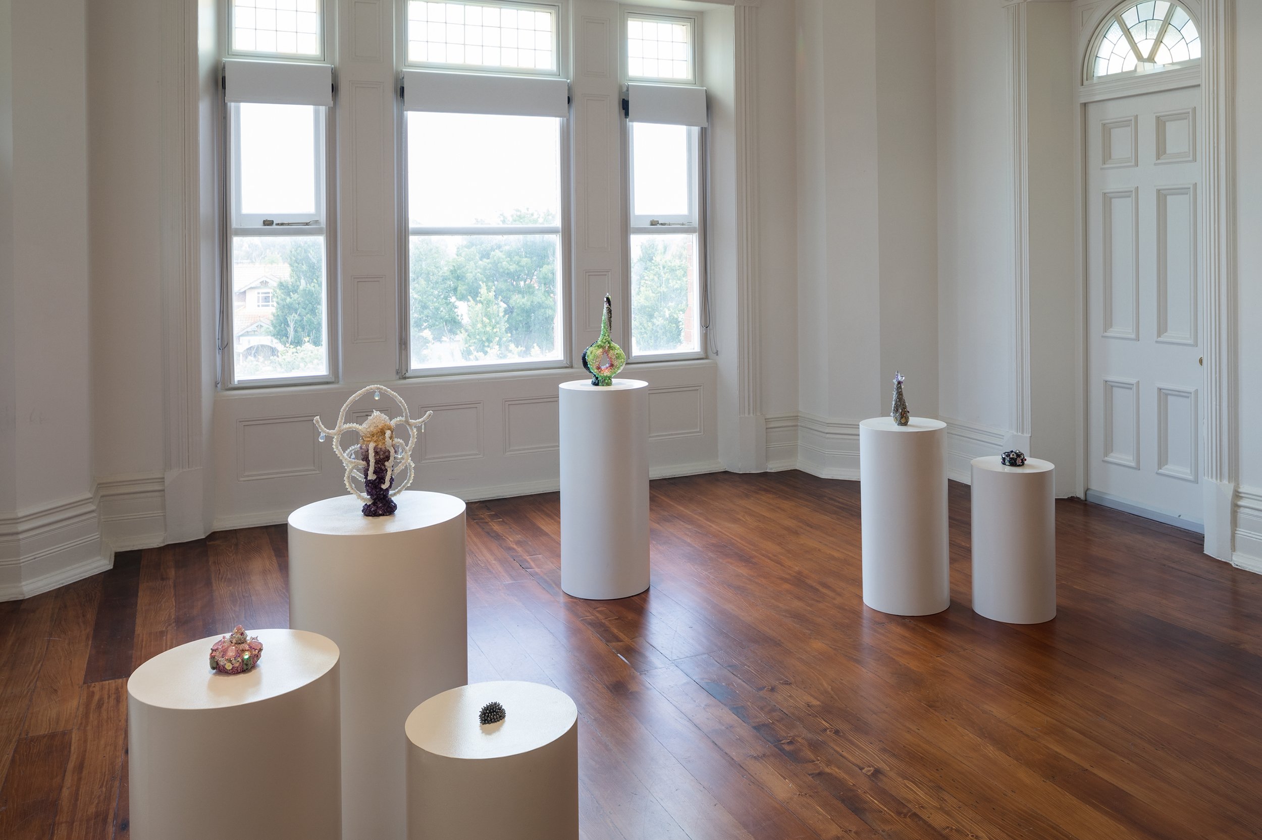   A collective truth and illusion (Vessels for emotional holding) , series, (installation view) 2021-2023. Photography by Andrew Curtis 
