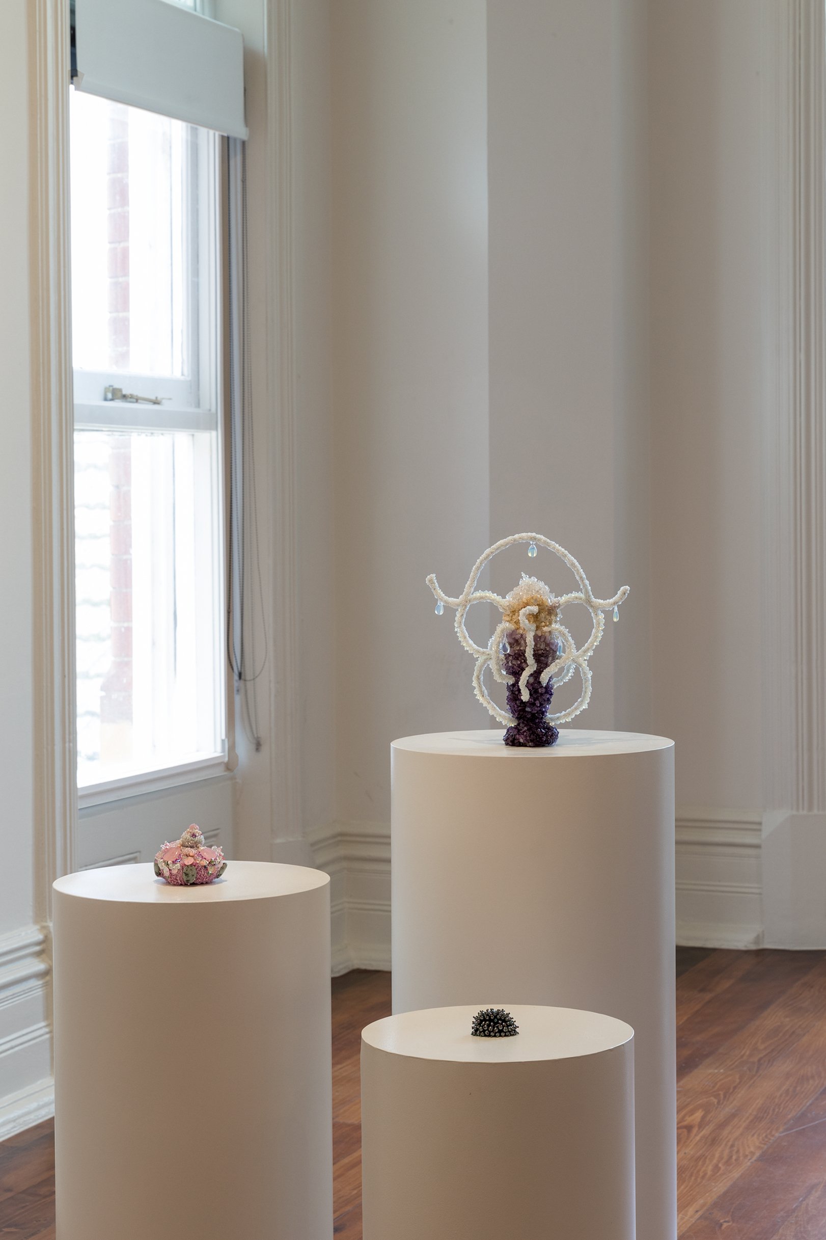   A collective truth and illusion (Vessels for emotional holding),  series , (installation view)  2021-2023. Photography by Andrew Curtis 