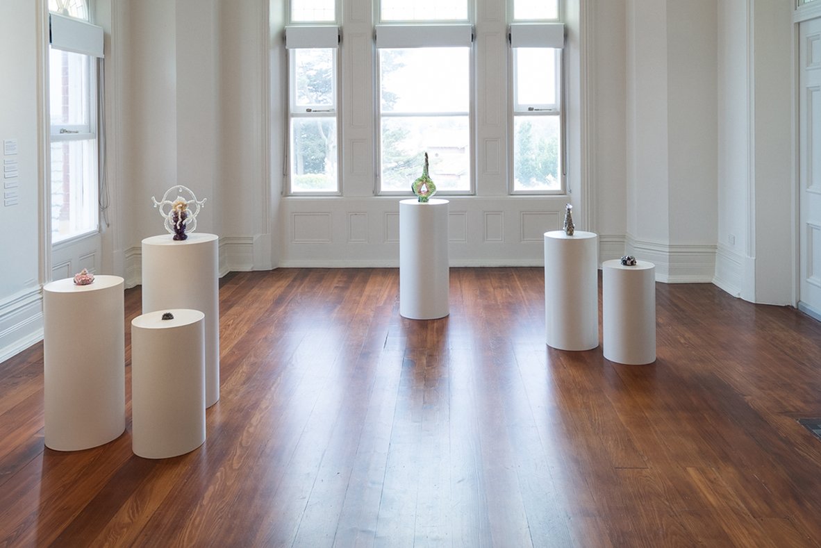   A collective truth and illusion (Vessels for emotional holding) , series, (installation view) 2021-2023. Photography by Andrew Curtis 