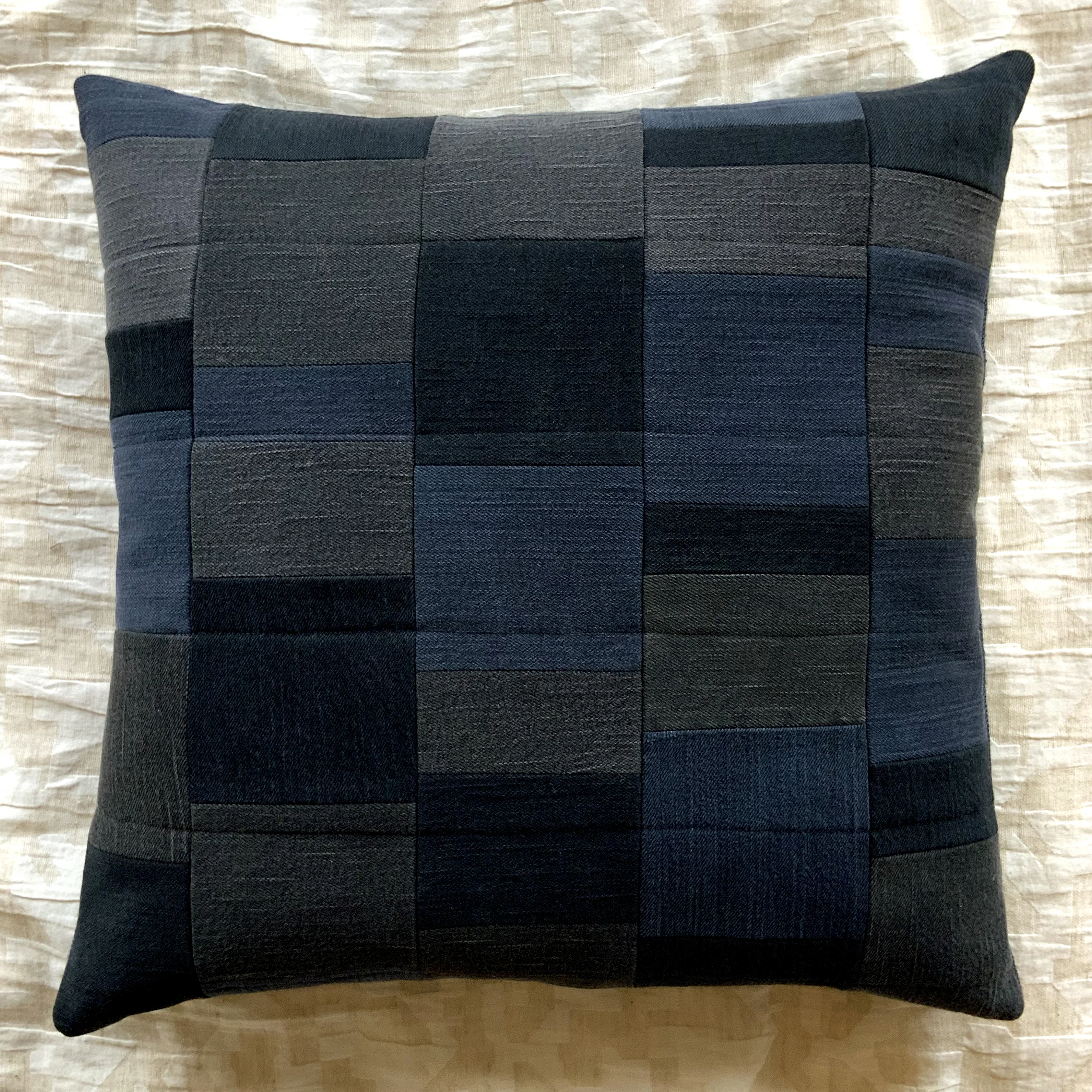 Pillow 08 - Black Denim
