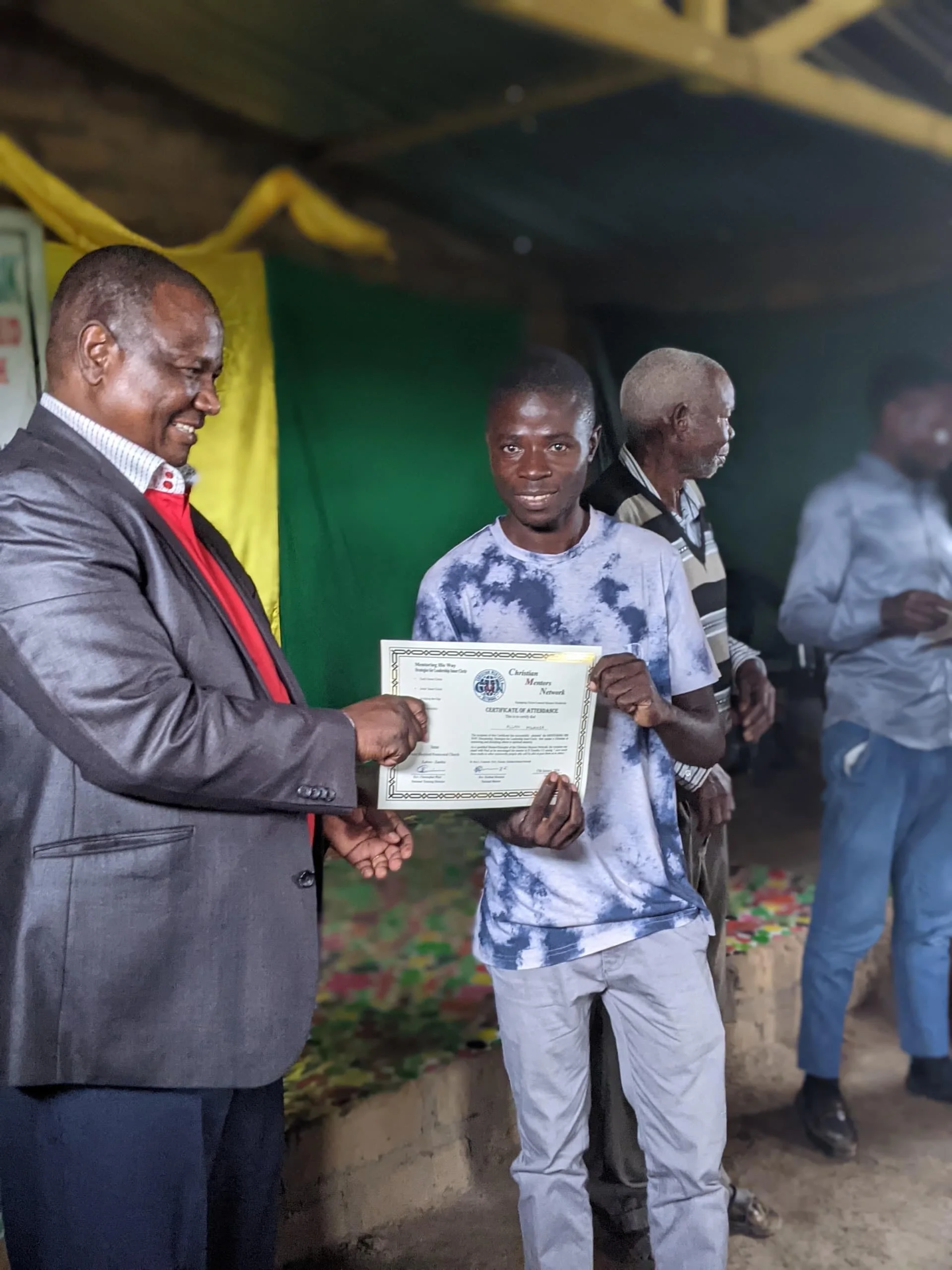 Pastor Christopher Phiri Zambia Graduation ceremony 3.jpg
