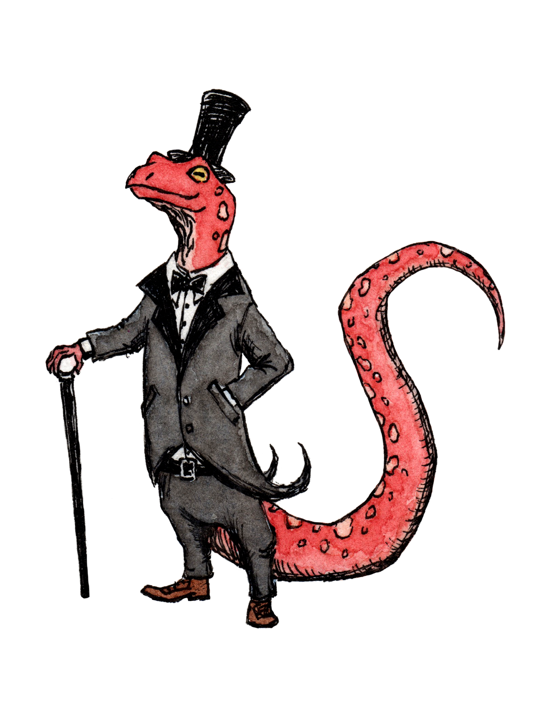 Sir Salamander Suit & Hat Sticker.png