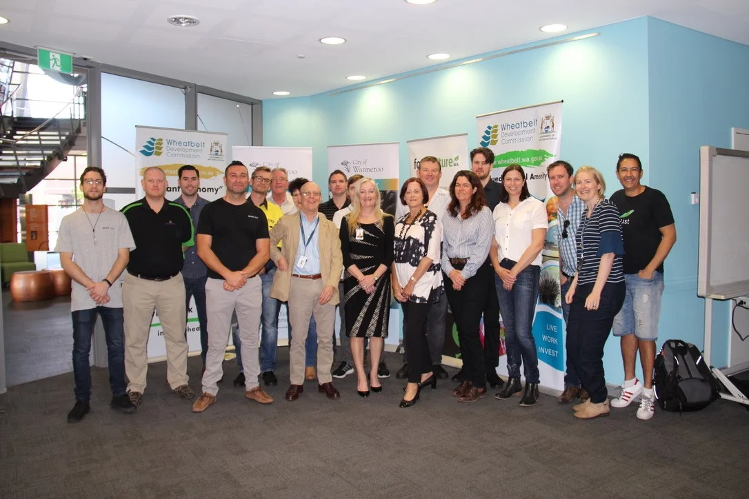 Tour launch at City of Wanneroo with Mayor Tracey Roberts and WDC CEO Wendy Newman