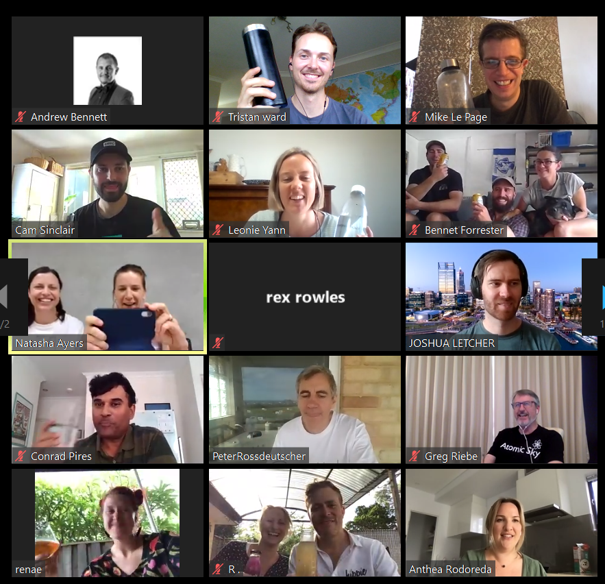Virtual wine with the cohort