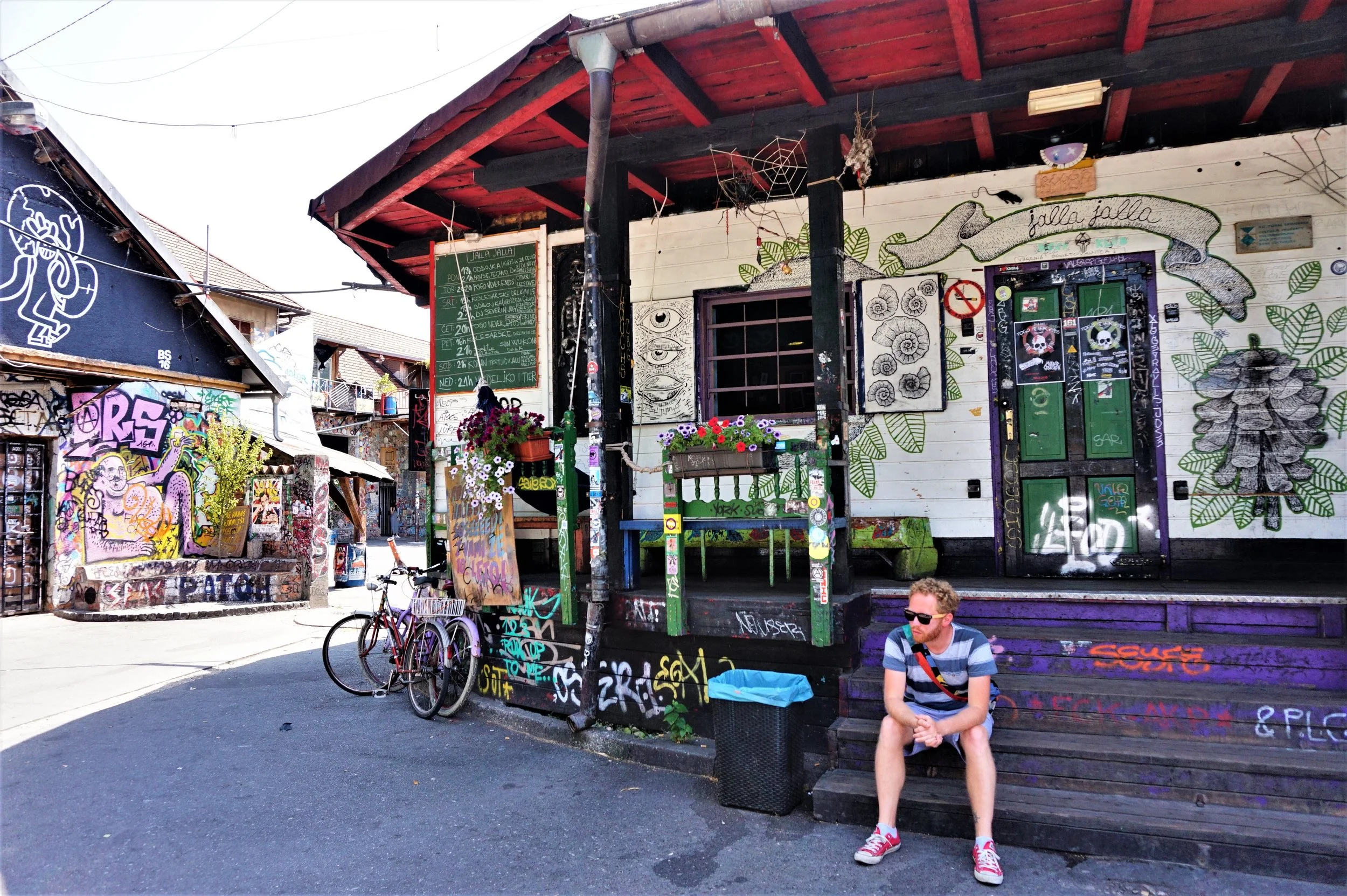 Metalkova district of Ljubljana, one of the best places to see in Ljubljana