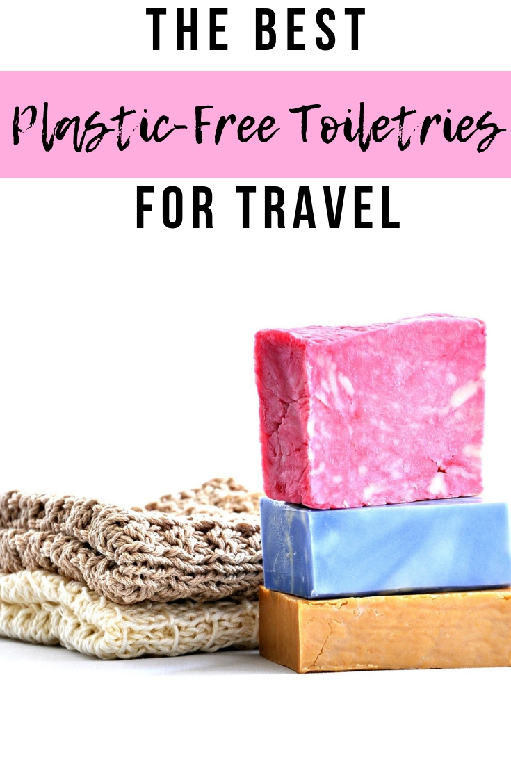 A guide to ridding plastic from your travel toiletries. Shower and beauty products that are plastic free and perfect for travel! #plasticfree #plasticfreetoiletries #toiletries #bathroom #travel #zerowaste