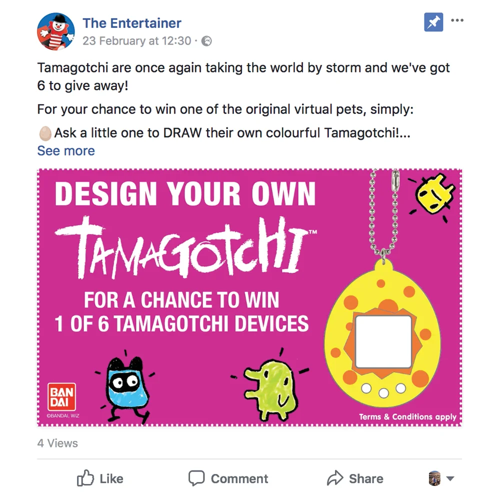 entertainer tamagotchi