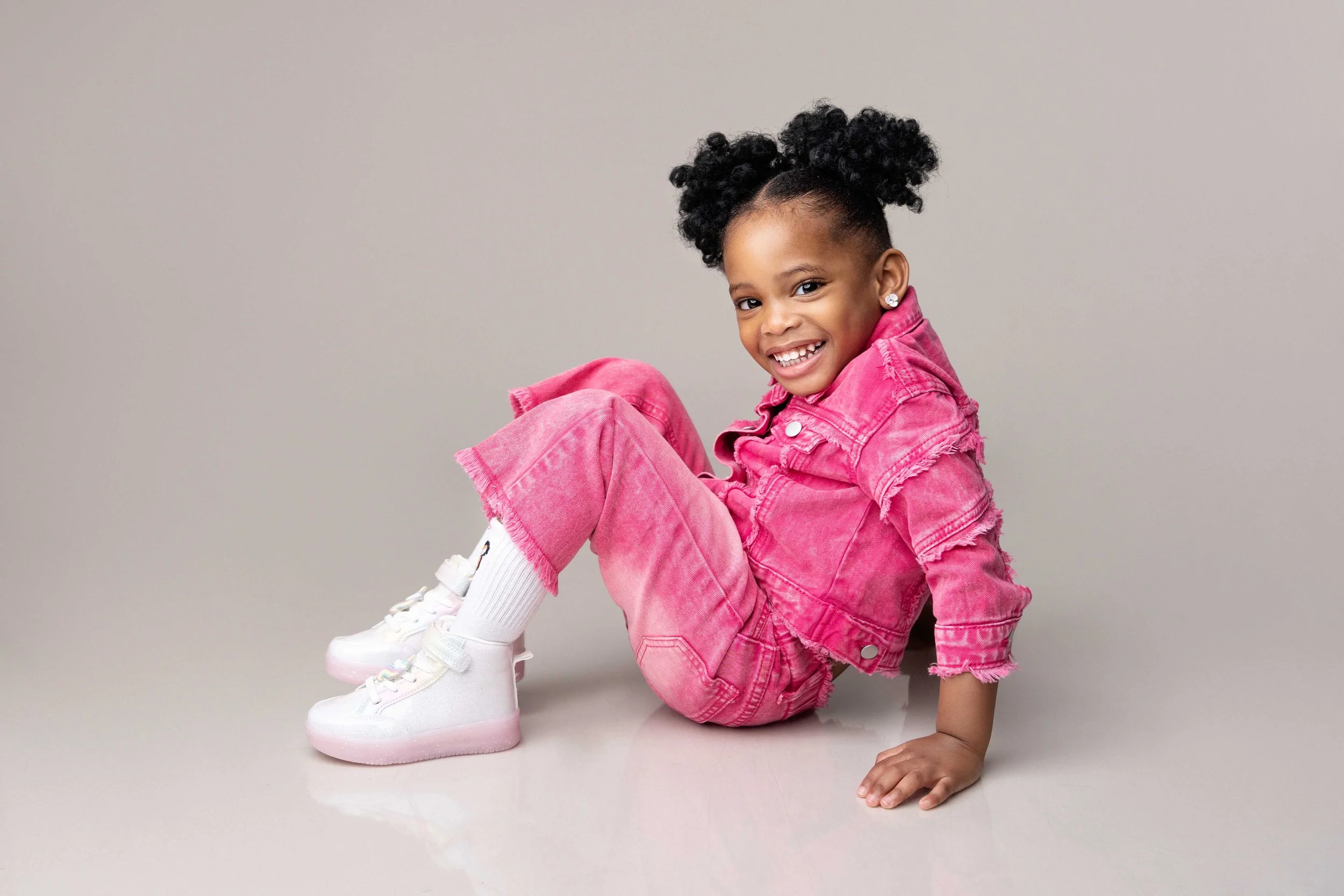 happy girl during her portrait photoshoot with photographer lea cooper photography in wolverhampton