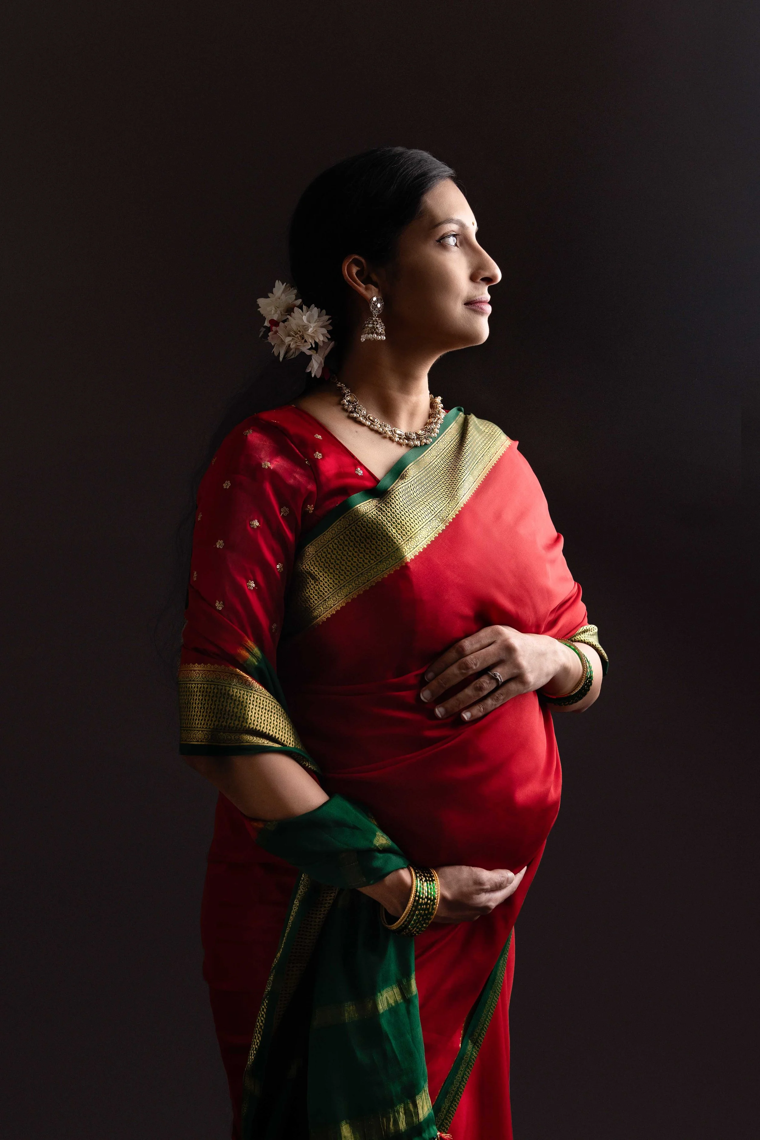 asian maternity photoshoot with lea cooper photography in birmingham west midlands