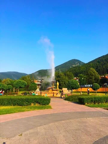 The natural geyser in the heart of Separeva Banya 