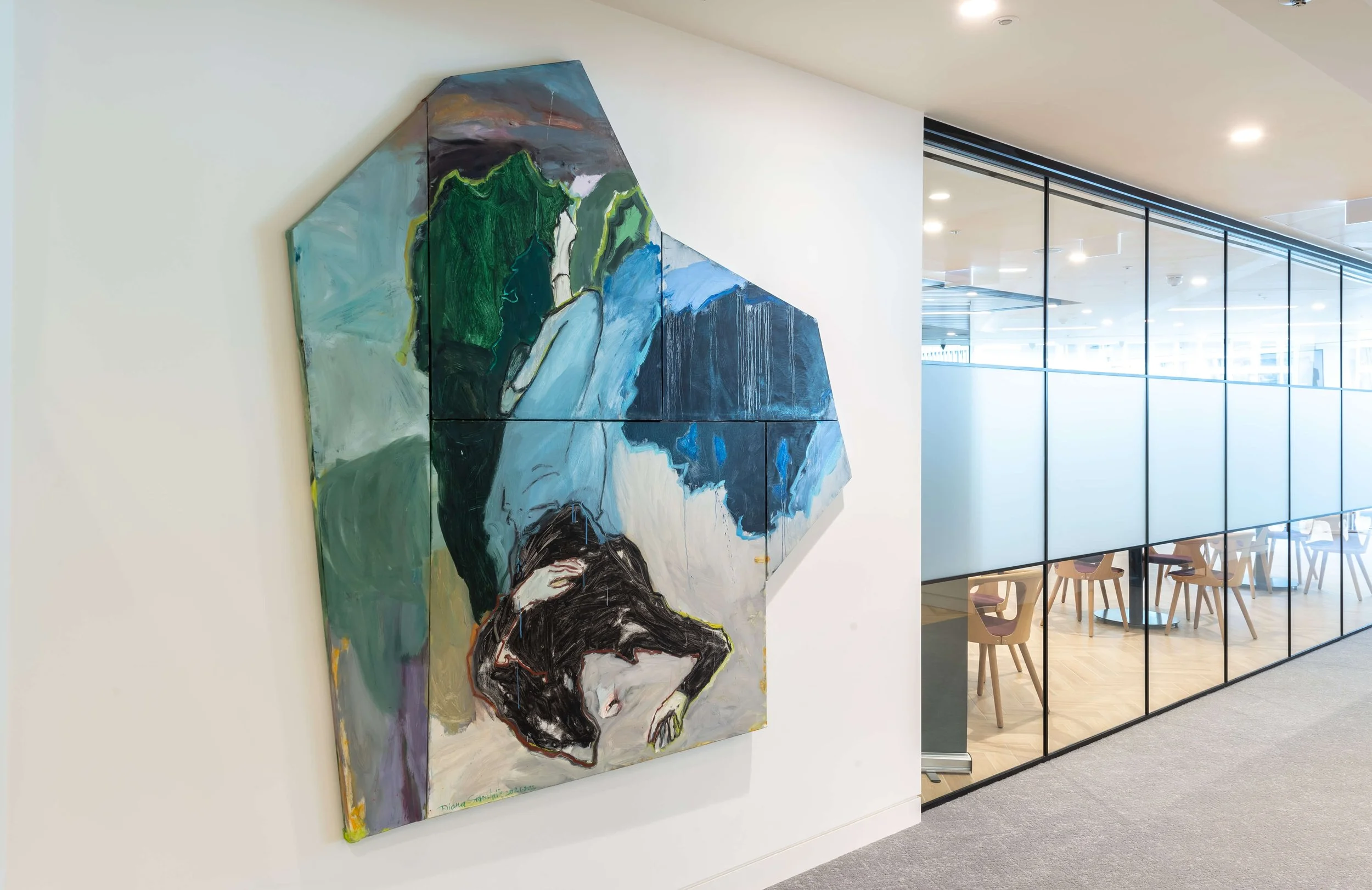 Mall Galleries x Chaucer Group eaxhibition at The Scalpel Building, London, 2024