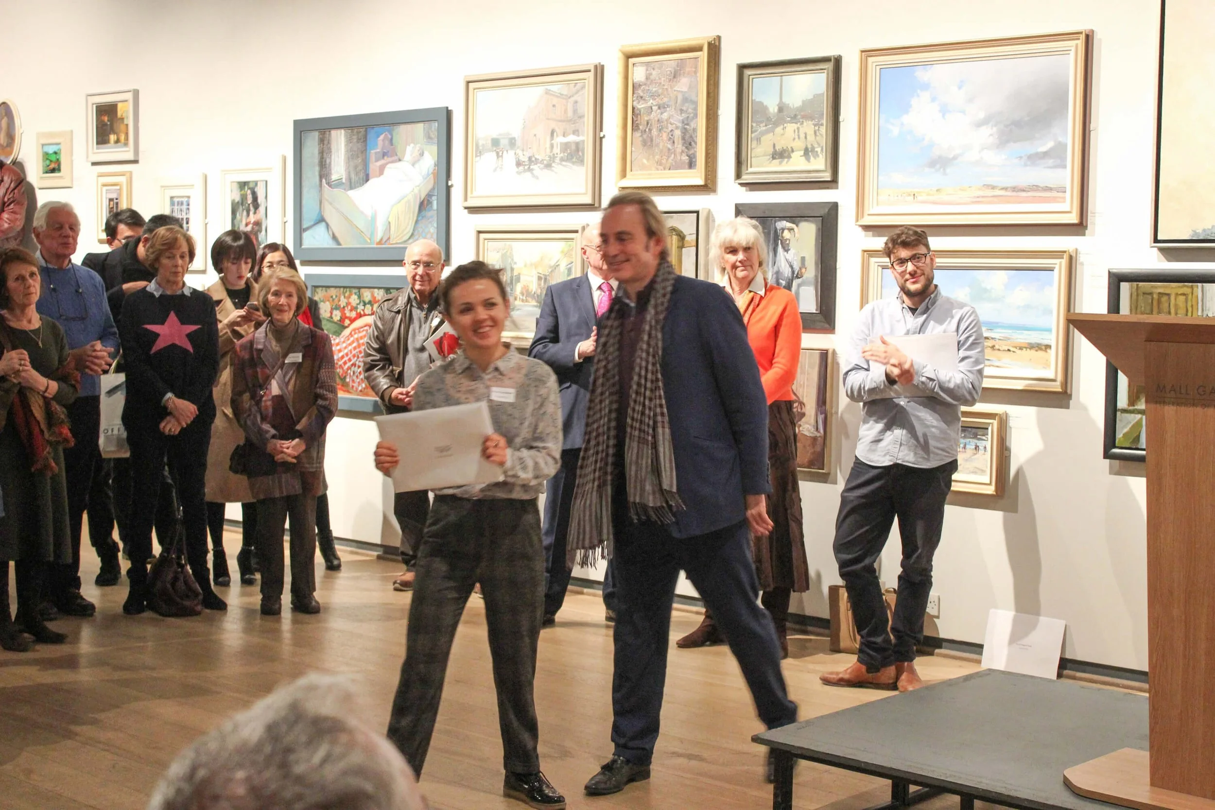 Winsor and Newton Young Artist Award, Royal Society of  Oil Painters exhibtion, Mall Galleries, 2017
