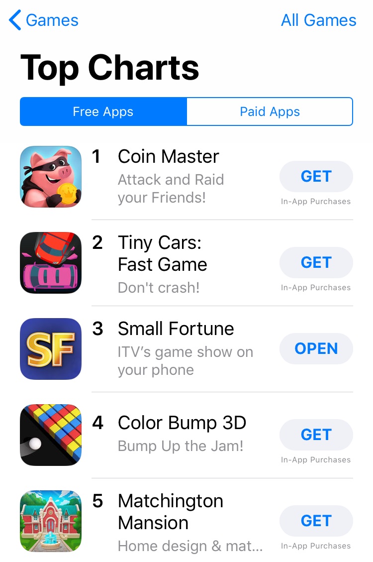 Chart Game App