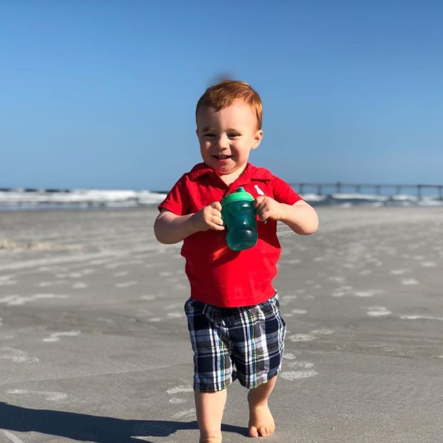 Oliver seemed pretty happy with his stay at the Happy Pineapple this week!