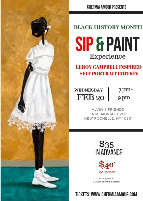 Black History Month Sip &amp; Paint