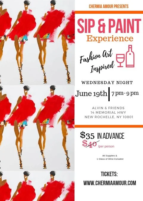 FASHIONART SIP &amp; PAINT AT ALVIN &amp; FRIENDS