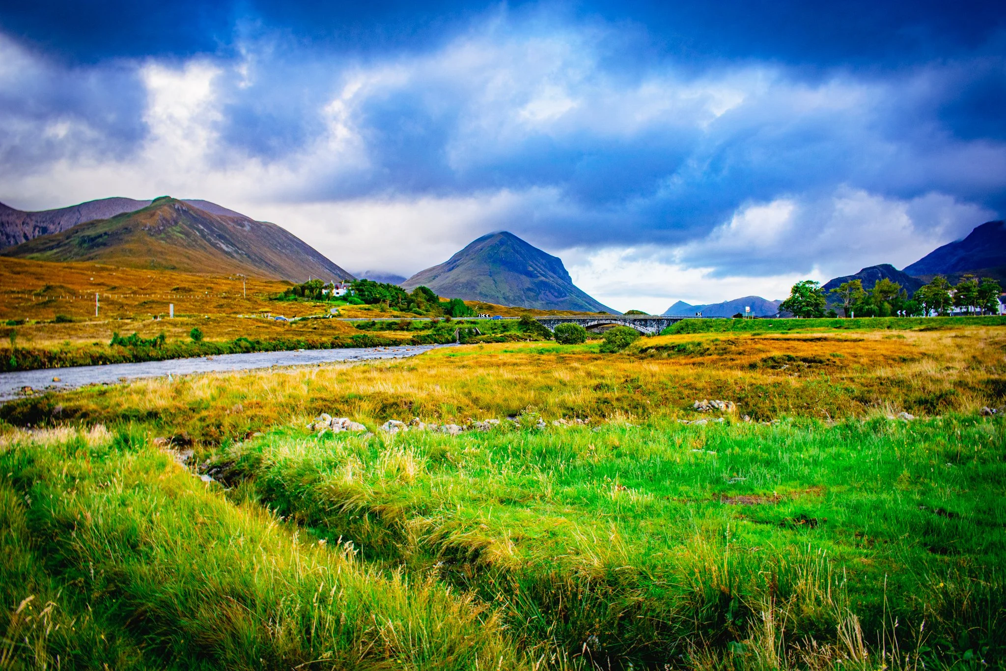 Sligachan Campsite, Isle of Skye, Scotland