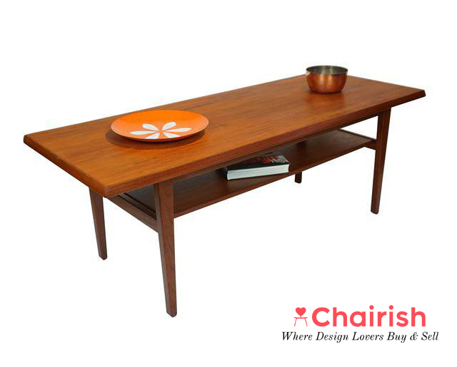 Danish Mid-Century Teak Coffee Table $895