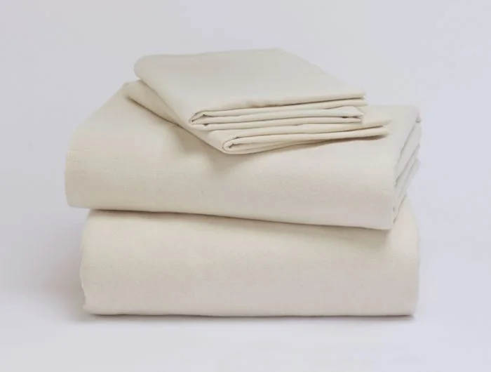 Coyuchi brushed flannel sheet