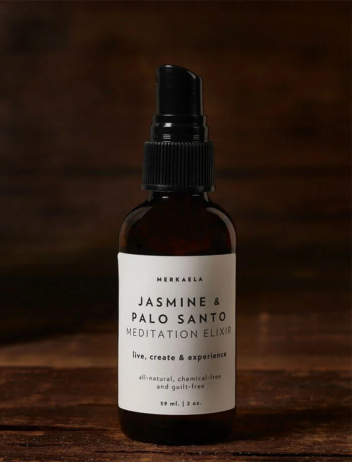 Merkaela Jasmine Palo Santo Meditation Elixir