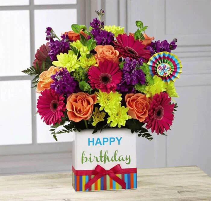 Kremp Florist Birthday Brights Bouquet