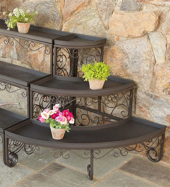 Plow &amp; Hearth Three-Tier Plant Stand