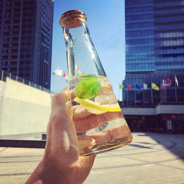 Apollo Box Tapered Glass Bottle