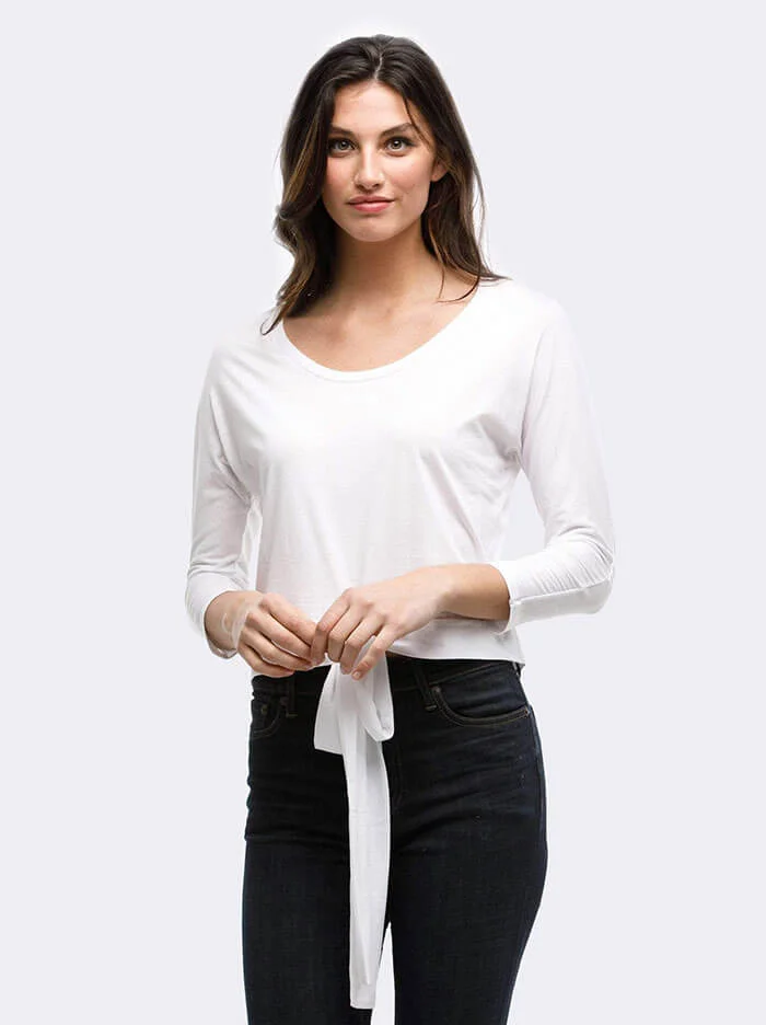 ABLE Fiorella White Cotton Blouse