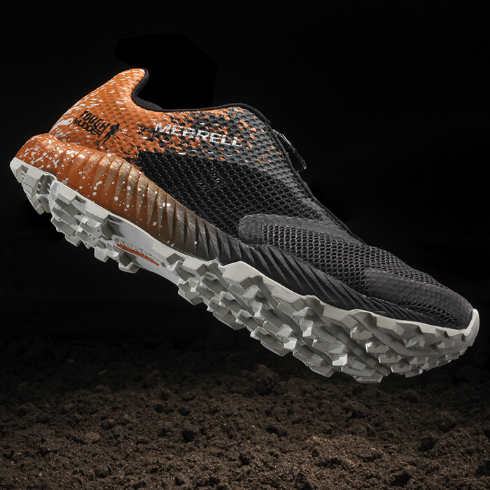 Tough Mudder Orange Merrell All Out Crush Shoe 2.0