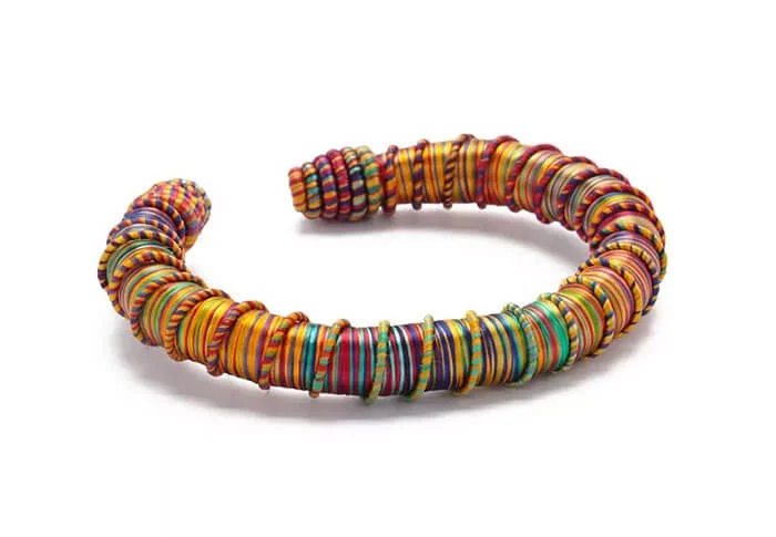 Bikini Tegaa Rohey Silk Wrapped Cuff