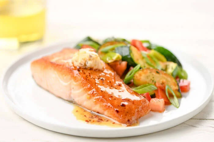 Home Chef Hot Honey Salmon