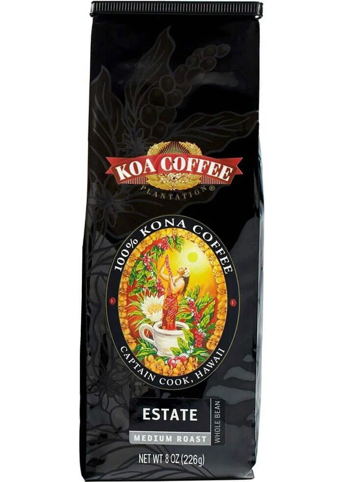 Koa Coffee Estate Medium Roast Whole Bean Coffee