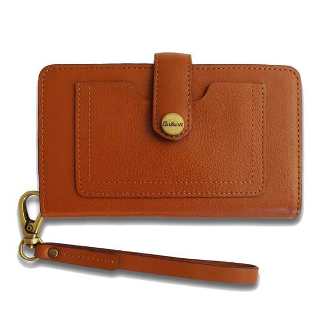 Carhartt Signature Full Grain Leather iPhone Clutch
