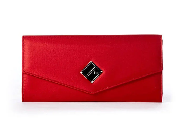 Jill Milan Canaan Red Clutch