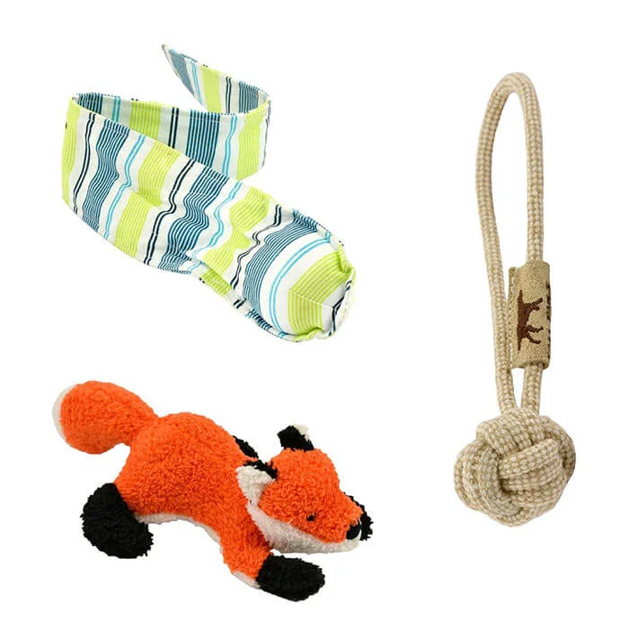 Tall Tails Fall Fetch, Tug &amp; Squeak Toys