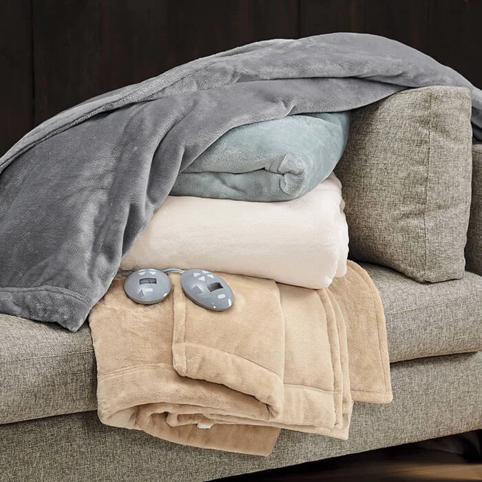 Cuddledown Plush Heated Blanket