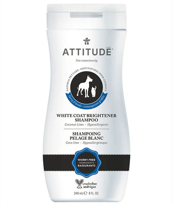 ATTITUDE Natural White Coat brightener Shampoo