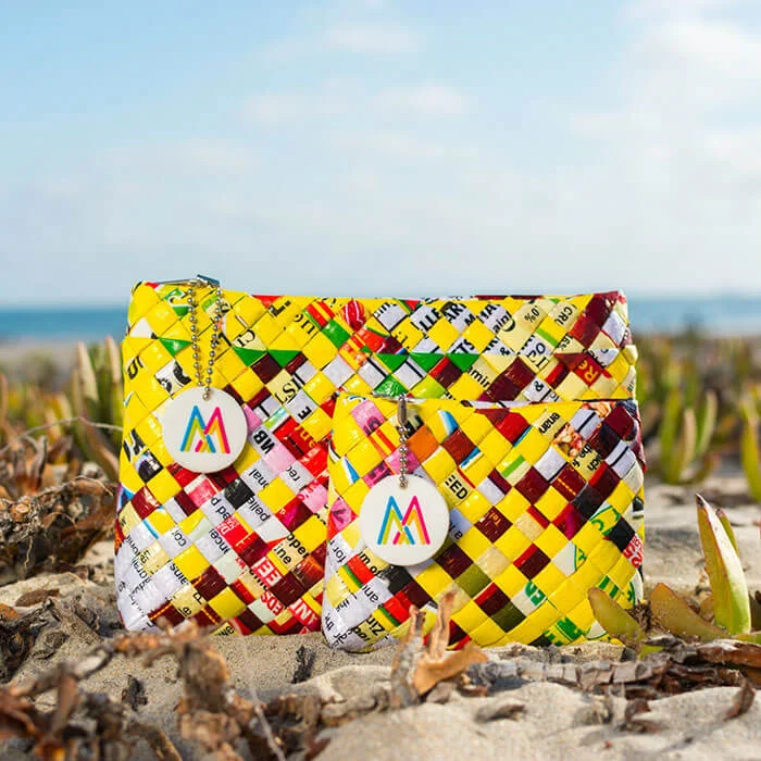 Mother Erth Artisan’s Choice Reclaimed Sack Clutch Set